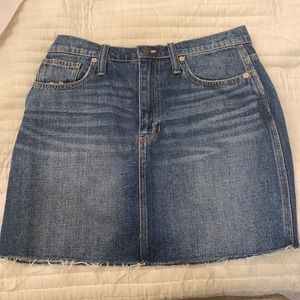 Madewell Denim Mini Skirt